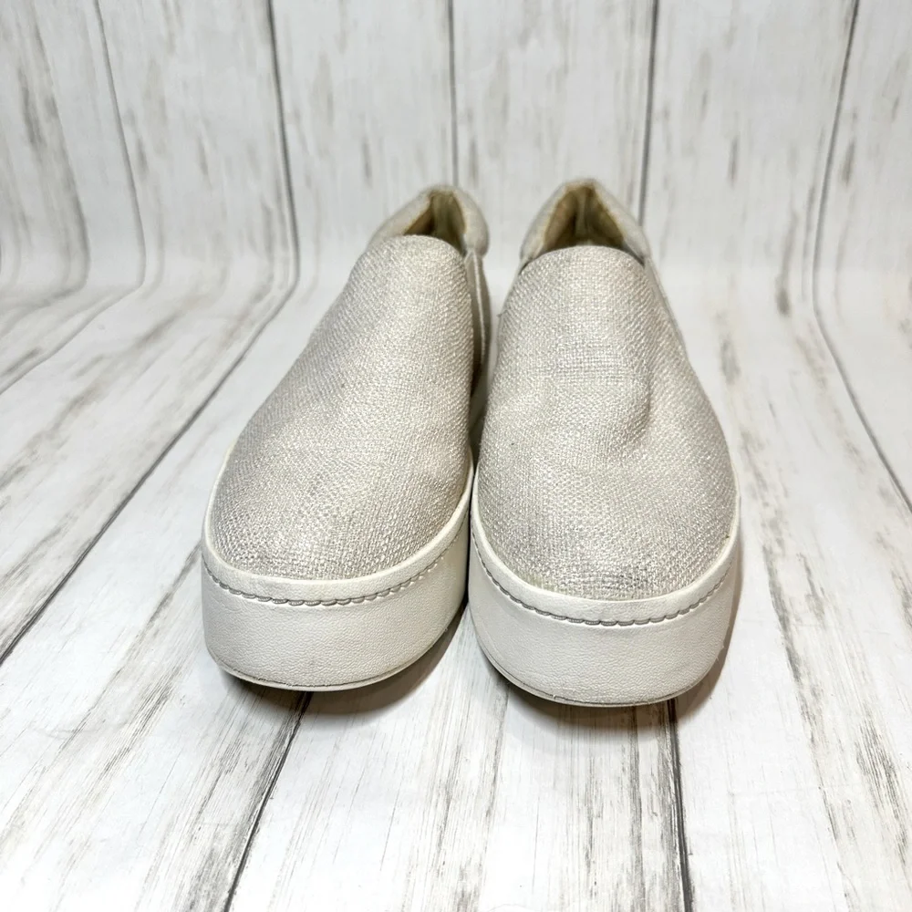 Vince warren beige platform sneakers size 7.5 - Picture 3 of 7